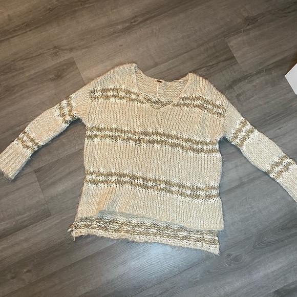 Free People Linus Stripe Pullover Sweater - Picture 5 of 13